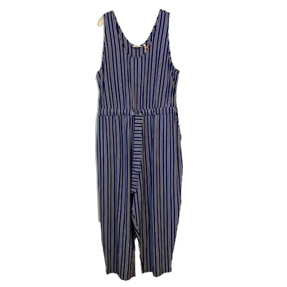 Vineyard Vines Cat Cay Striped Knit Jumpsuit Size 3X NWT - Picture 2 of 10